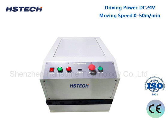 Harga yang bagus LED Dispaly Kendaraan Panduan Otomatis Robot Roda Dua Kereta Panduan Otomatis HS-200AGV on line