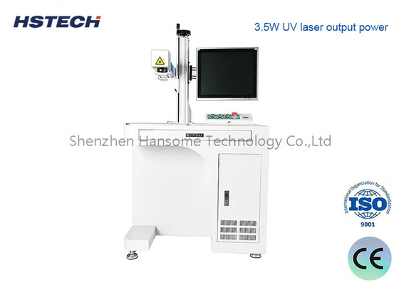 Harga yang bagus 3W UV Laser Unit PLC Control UV Laser Marking Machine Dengan 4-6bar on line