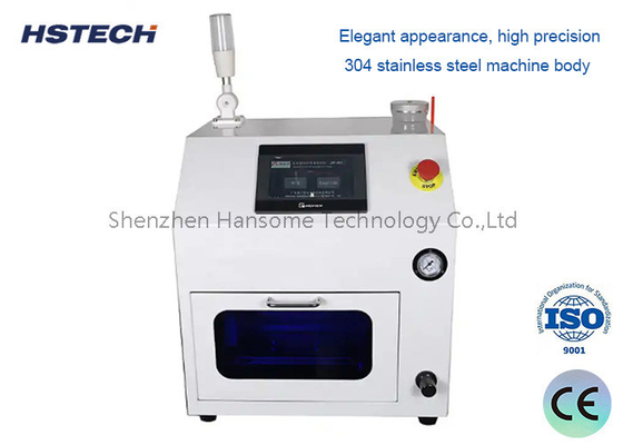 Harga yang bagus Peralatan pembersih nozel SMT HS-800 dengan layar sentuh PLC dan penutup hijau on line