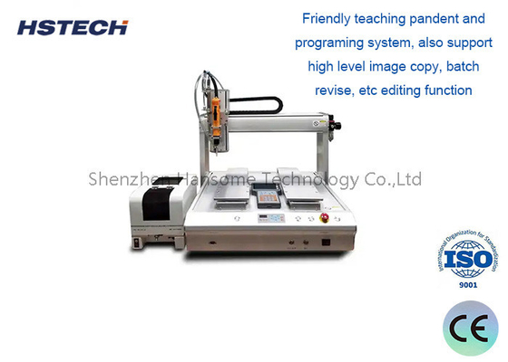 Harga yang bagus Efisiensi 4 Axis Screw Locking Mach. w/ Double Station, M1-M6, 500*300*300*100mm on line