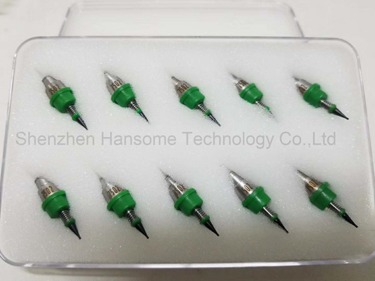 Harga yang bagus JUKI Nozzle 503 untuk SMT Komponen Penempatan, 1.0x0.6mm, Keramik, Tungsten Baja on line