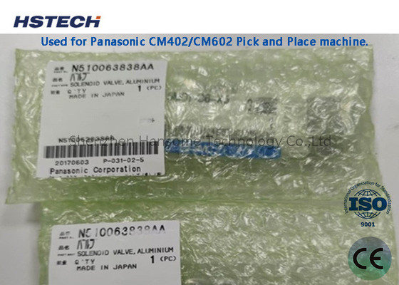 Harga yang bagus N510063838AA KXF0DR6AA00 Aluminium Alloy SMT Mesin Panasonic Solenoid Valve on line