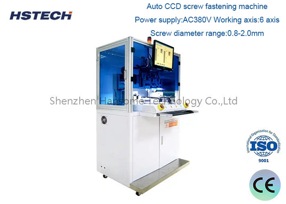 Harga yang bagus Custom Type Nail Feeder CCD Vision Screw Fastening Machine untuk casing ponsel pintar on line