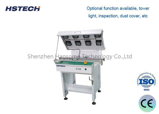 Harga yang bagus SMT Pcb Assembly Line Equipment Conveyor Belt Machine Conveyor Dengan Fans Pendingin on line