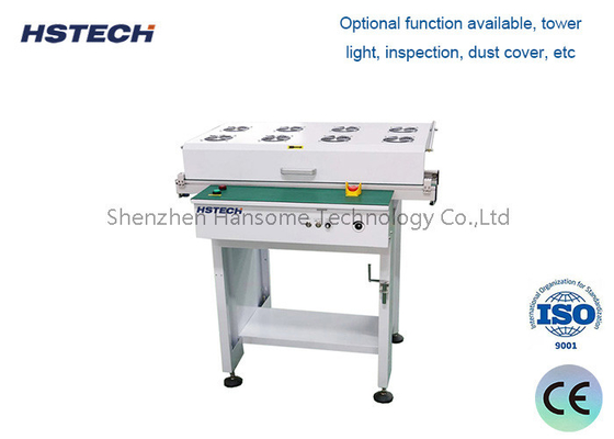 Harga yang bagus Conveyor PCB dengan kipas pendingin tipe sabuk hijau tipe roller tipe PCB buffer on line
