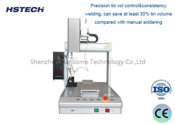 Harga yang bagus 4 Axis Automatic Soldering Machine Manual Programming Precision High X/Y/Z/R Rotasi on line