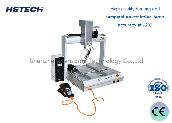 Harga yang bagus Robot Soldering Otomatis Lanjutan dengan Motor Stepper Presisi dan Pembersihan Otomatis on line