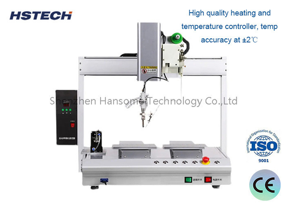 Harga yang bagus 360 derajat R Axis Desktop Soldering Machine Dengan High Precision Stepper Motor Dan Timing Belt Driven System on line