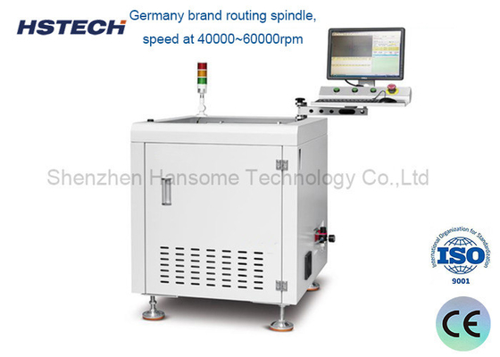 Harga yang bagus Depaneling garis lurus 4 Aixs Offline Dual Platform PCB Router Machine on line