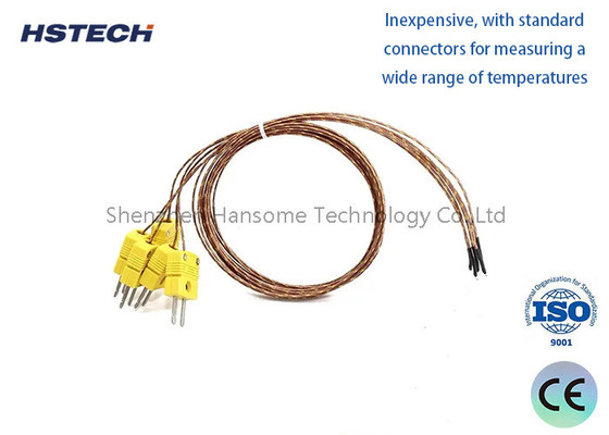 Harga yang bagus Termokopel Tipe K Berkualitas Tinggi dengan Konektor TD Plug SR Tipe Keramik Plastik on line