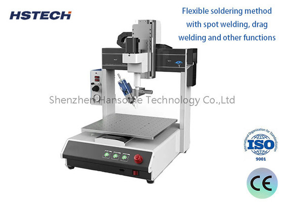 Harga yang bagus Timing Belt Driven System Desktop Auto Soldering Robot Dengan Fungsi Pembersihan Otomatis on line