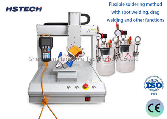 Harga yang bagus Industri PLC Empat Stasiun Teks Demonstrasi Programmer AC220V/50~60Hz/200W LED Bulb Glue Dispenser on line