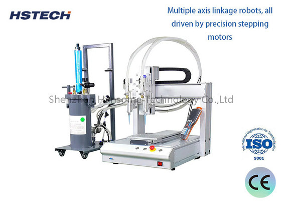 Harga yang bagus Perlengkapan Dispensing Lem Berkecepatan Tinggi Dengan Siemens PLC Untuk Jangkauan Kerja X/Y/Z AB Mesin Dispensing Lem on line