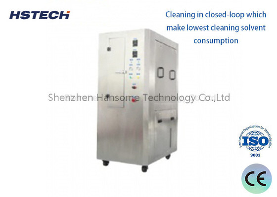 Harga yang bagus Kualitas tinggi SUS 304 stainless steel mesin 3 tingkat sistem filter SMT Stencil Mesin pembersih on line