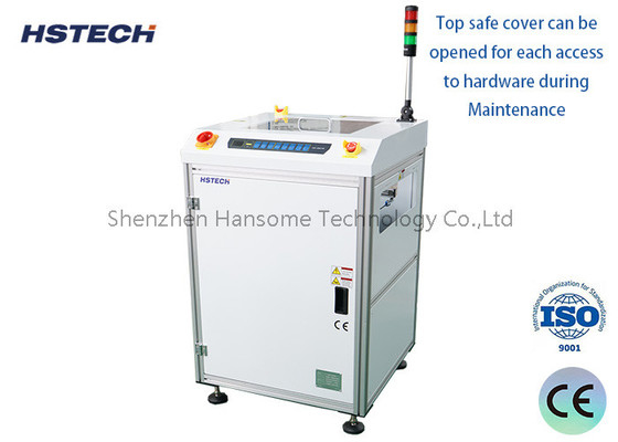 Harga yang bagus Aman Dan Mudah Operasi Peralatan Penanganan PCB Dengan Soft LED Button Control PCB Turn Conveyor on line