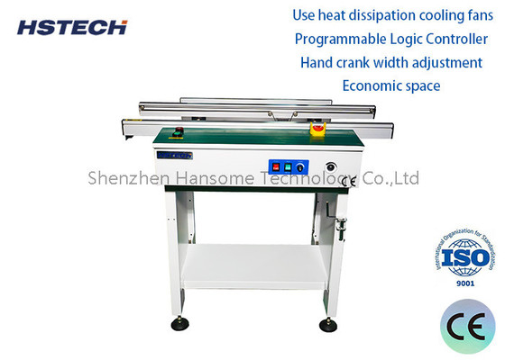 Harga yang bagus Rustless Steel Hand Crank Width Adjustable PCB Transporting Conveyor on line