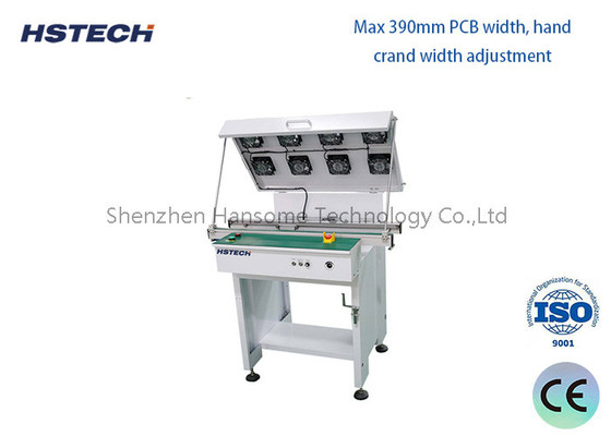 Harga yang bagus ESD Flat Belt LED Button Control Peralatan Penanganan PCB smt Conveyor Untuk Persyaratan Disesuaikan on line