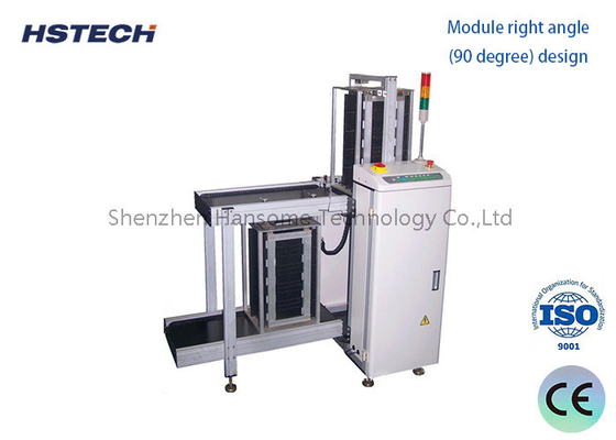 Harga yang bagus True Color Touch Screen Control PCB Loader Peralatan Penanganan PCB Dengan Tower Light Display on line