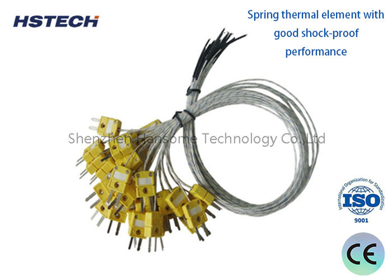 Harga yang bagus PtRh30-Ptrh6 WRR B Termokopel dengan Konektor TD Plug SR Tipe Keramik Plastik untuk Industri on line