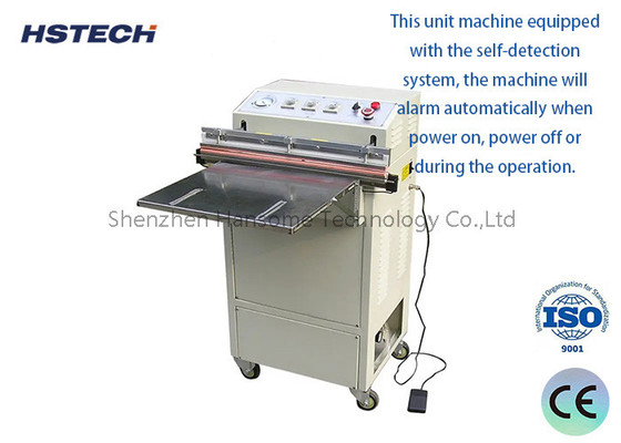 Harga yang bagus Mesin pengemasan vakum berdiri lantai untuk bagian mesin SMT 400W 400x450mm Platform on line