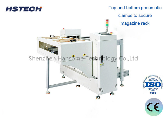 Harga yang bagus SMEMA Signal Tower Light PCB Handling Equipment NG OK PCB Unloader Dengan Pengumpulan Majalah Ganda on line