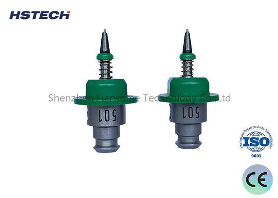 Harga yang bagus SMT Nozzle untuk JUKI 2000 Series Chip Mounter 501 31x16mm Keramik Tungsten Baja Hijau Perak 8g on line