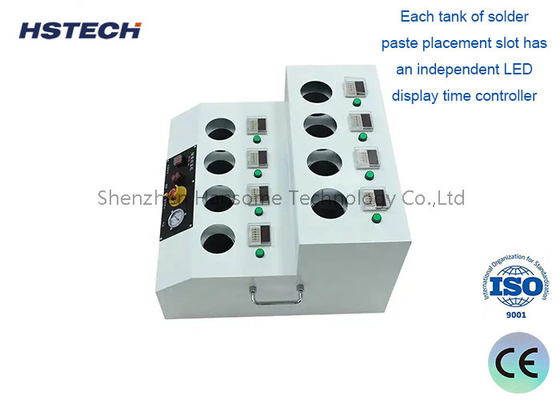 Harga yang bagus LED Display 4 Penempatan Tangki Solder Paste Machine Solder Paste Warm Up Machine on line