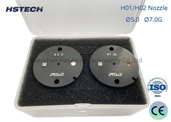 Harga yang bagus FUJI Nozzle asli H01 H02 5.0 7.0G SMT Nozzle Untuk SMT Pick And Place Machine on line