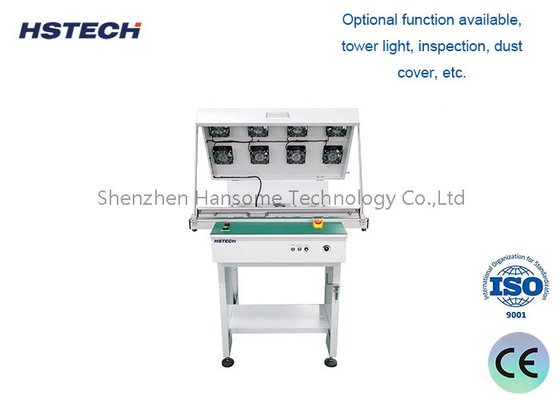 Harga yang bagus Peralatan Penanganan PCB Stabil stainless steel manual Crank tangan Lebar konveyor diatur on line
