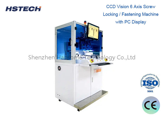 Harga yang bagus CCD Vision 6 Axis Screw Fastening Machine dengan PC Display untuk penguncian presisi tinggi on line