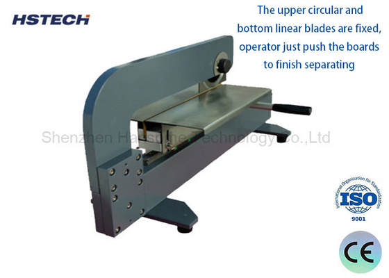 Harga yang bagus High Speed Steel Hand Push PCB Separator Peralatan PCB Depaneling dengan Blade Linier Amp on line