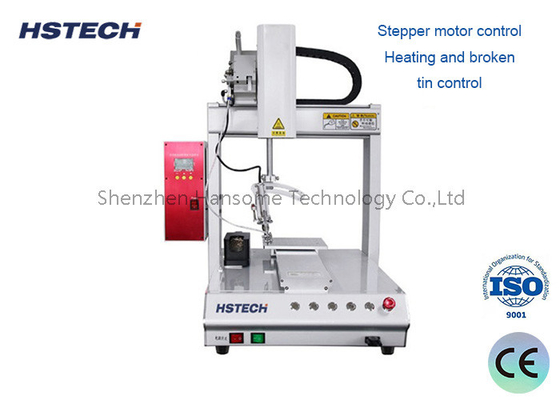 Harga yang bagus 4 Axis Desktop Automatic Soldering Robot dengan Tip amp Hiwin Linear Guide bebas nitrogen on line