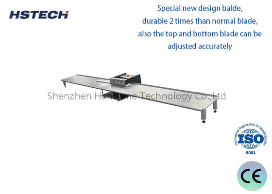 Harga yang bagus Operasi tanpa usaha 4 Kelompok Blade LED Hard Strip PCB Depaneling Equipment on line