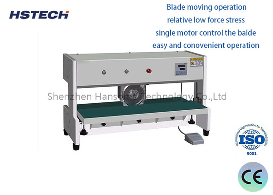 Harga yang bagus Blade Moving PCB Depaneling Equipment 400mm Panjang Kontrol Motor Tunggal on line