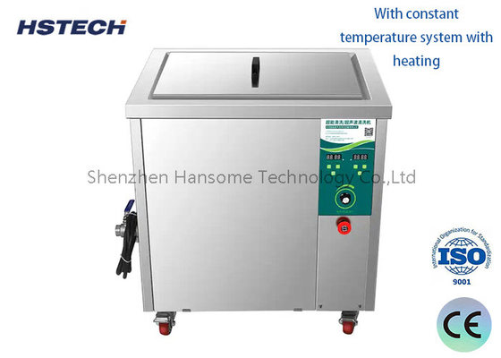 Harga yang bagus 38L Ultrasonic Cleaner untuk peralatan pembersih SMT dengan sistem suhu konstan on line