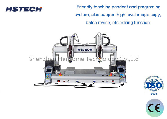 Harga yang bagus High Precision 6 Axis Suction Type Feeding Screw Locking Machine Dengan Motor Shinano on line
