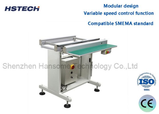 Harga yang bagus Modular Iron Square Tube Framework PCB Linking Conveyor dengan Variable Speed Control untuk Peralatan Penanganan PCB on line