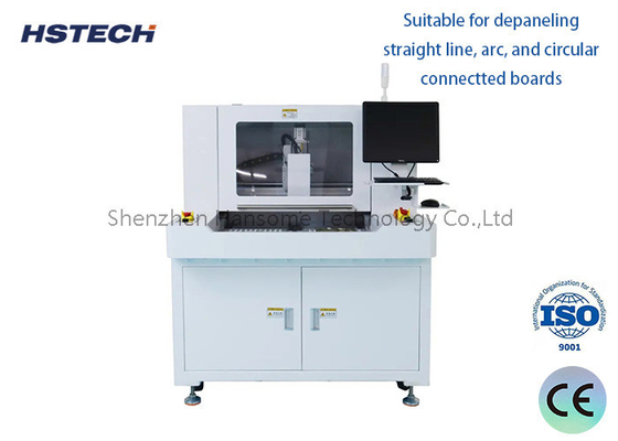 Harga yang bagus Platform kerja ganda Mesin Depanel Visual Mesin PCB Router Mesin Untuk SMT Line Produksi on line