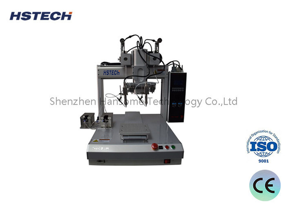 Harga yang bagus 48kg Double Soldering Head Robot Soldering Otomatis untuk Tugas Soldering yang Tepat on line