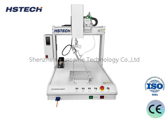 Harga yang bagus Pemrograman manual dengan Teach Pendant HS-S5331R Robot Soldering Otomatis on line