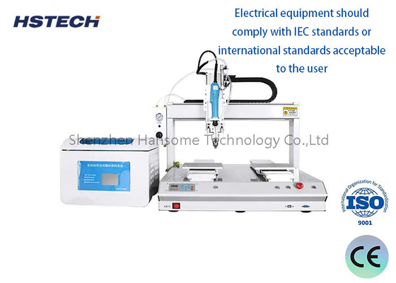 Harga yang bagus 500*500*100mm Moving Range Auto Screw Tightening Machine untuk jalur produksi on line