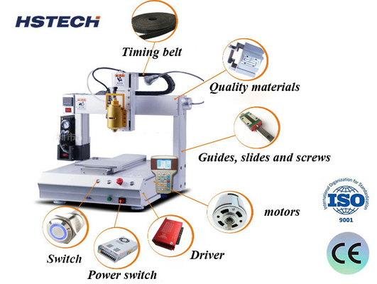 Harga yang bagus Precision Arcs Dispensing Glue Dispensing Machine dengan integrasi sinyal SMEMA on line