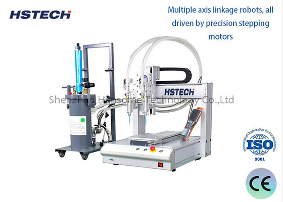 Harga yang bagus Precision LED Bulb Glue Dispensing Machine Untuk Pencahayaan LED / Industri Otomotif on line