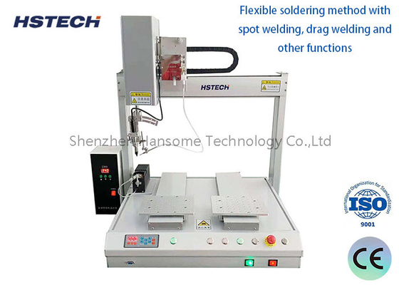 Harga yang bagus 220V Rotation Axis Automatic Soldering Robot untuk Industri Manufaktur Elektronik on line