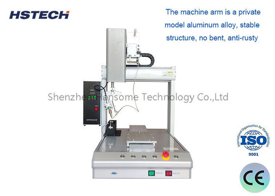 OEM Robot Soldering Otomatis untuk Soldering Titik / Tarik 520 * 585 * 800mm