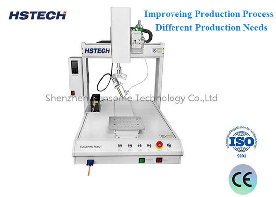Harga yang bagus Tingkatkan Produksi Anda dengan Soldering Robot Otomatis Soldering Metode Soldering Point/Drag Soldering on line