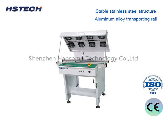 Harga yang bagus Peralatan Pengolahan PCB Stainless Steel Manual Hand Crank ESD Belt LED Button Control on line