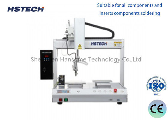 Harga yang bagus Benchtop Automatic Soldering Robot dengan ujung soldering ganda untuk pengolahan besi/tin on line