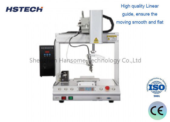 Harga yang bagus 4 Axis Automatic Soldering Robot Hiwin Panduan Linear Otomatis Membersihkan Pembagian Kepala Besi on line