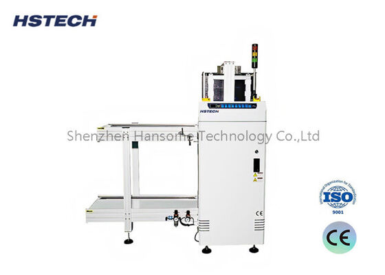 Harga yang bagus Pemasok majalah Stainless Steel SMT Line Alat penanganan PCB otomatis untuk memuat PCB telanjang On line